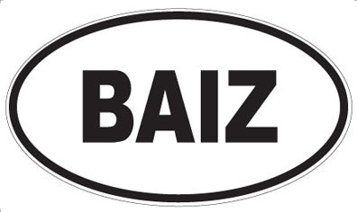 BAIZ - Oval Magnet