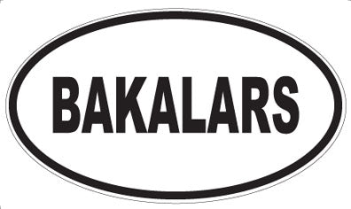 BAKALARS - Oval Magnet