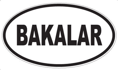 BAKALAR - Oval Magnet