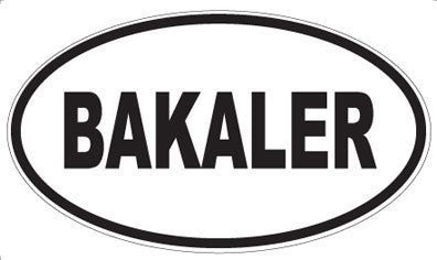 BAKALER - Oval Magnet