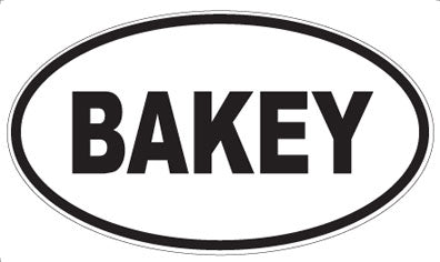 BAKEY - Oval Magnet