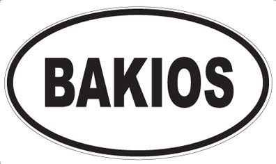 BAKIOS - Oval Magnet