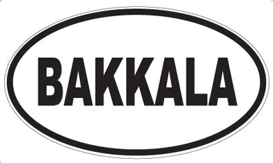 BAKKALA - Oval Magnet