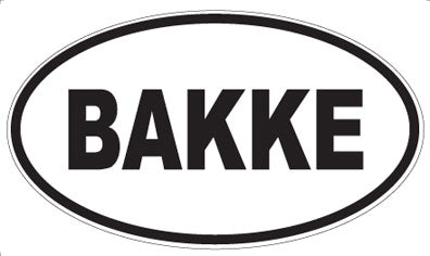 BAKKE - Oval Magnet