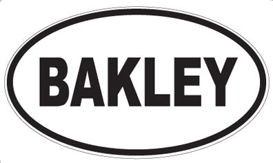 BAKLEY - Oval Magnet