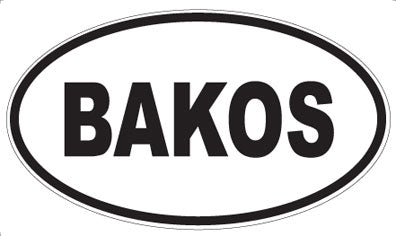 BAKOS - Oval Magnet