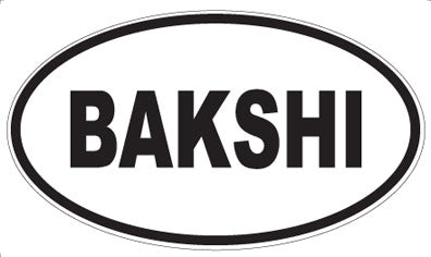 BAKSHI - Oval Magnet