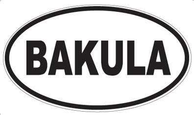 BAKULA - Oval Magnet
