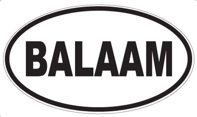 BALAAM - Oval Magnet