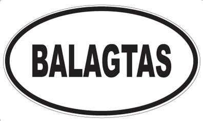 BALAGTAS - Oval Magnet