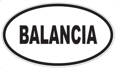 BALANCIA - Oval Magnet
