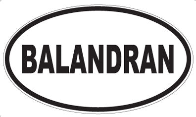 BALANDRAN - Oval Magnet