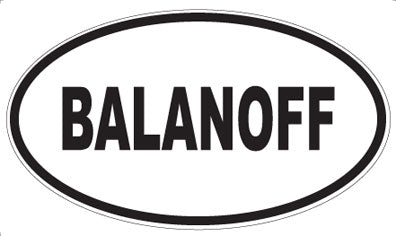 BALANOFF - Oval Magnet