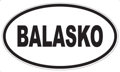 BALASKO - Oval Magnet