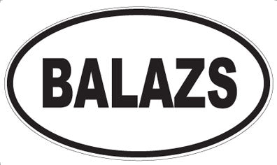 BALAZS - Oval Magnet