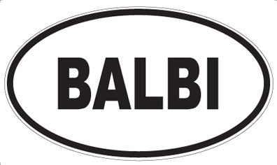 BALBI - Oval Magnet