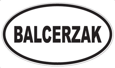 BALCERZAK - Oval Magnet