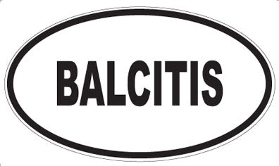 BALCITIS - Oval Magnet