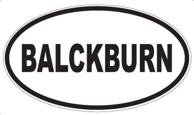BALCKBURN - Oval Magnet