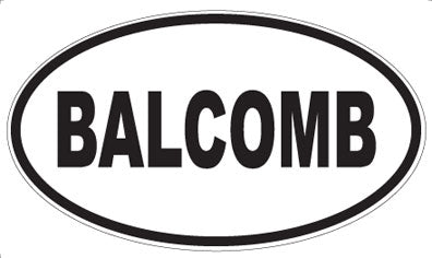 BALCOMB - Oval Magnet