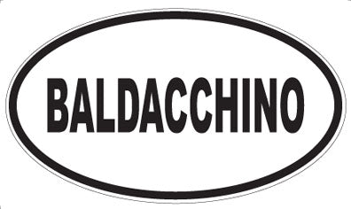 BALDACCHINO - Oval Magnet