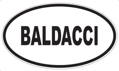 BALDACCI - Oval Magnet