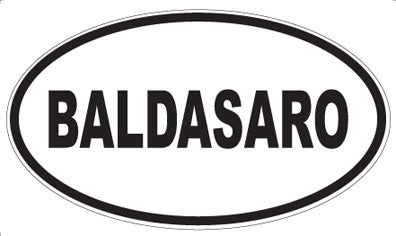 BALDASARO - Oval Magnet