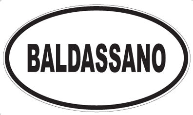 BALDASSANO - Oval Magnet