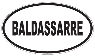 BALDASSARRE - Oval Magnet
