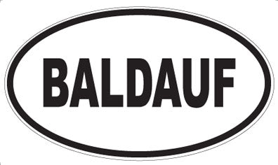 BALDAUF - Oval Magnet