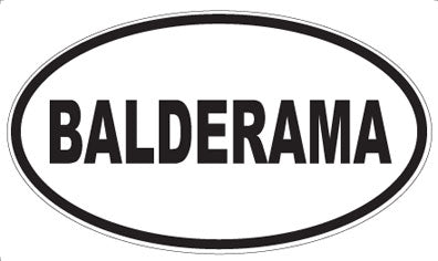 BALDERAMA - Oval Magnet