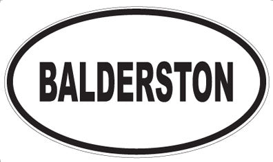 BALDERSTON - Oval Magnet