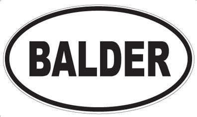 BALDER - Oval Magnet