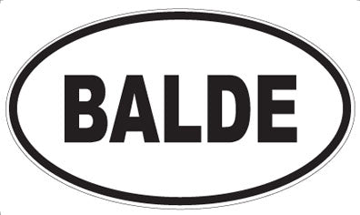 BALDE - Oval Magnet