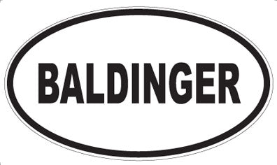 BALDINGER - Oval Magnet