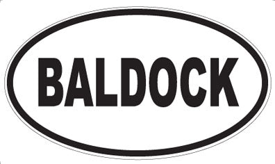 BALDOCK - Oval Magnet