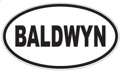 BALDWYN - Oval Magnet