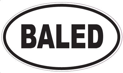 BALED - Oval Magnet