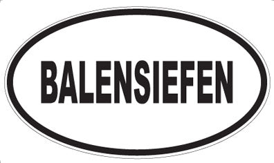 BALENSIEFEN - Oval Magnet