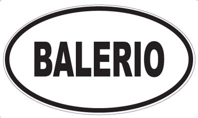 BALERIO - Oval Magnet