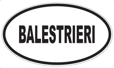 BALESTRIERI - Oval Magnet