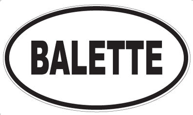 BALETTE - Oval Magnet