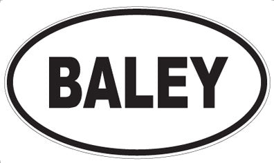 BALEY - Oval Magnet