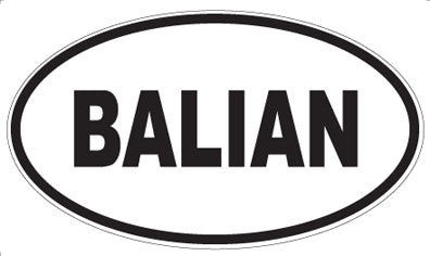 BALIAN - Oval Magnet