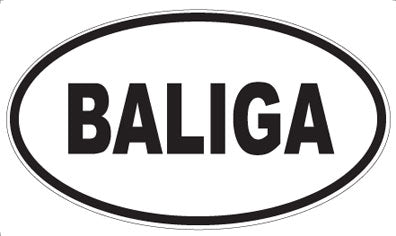 BALIGA - Oval Magnet