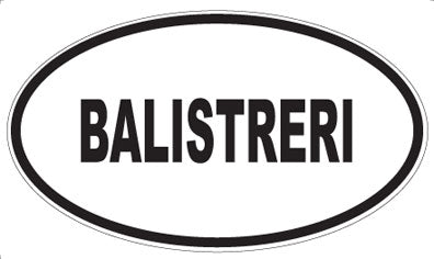 BALISTRERI - Oval Magnet
