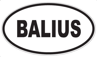 BALIUS - Oval Magnet