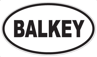 BALKEY - Oval Magnet