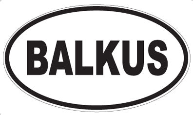 BALKUS - Oval Magnet