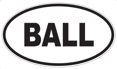 BALL - Oval Magnet